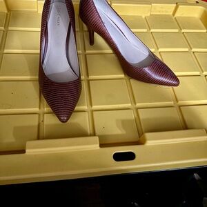 Brown Cole Haan Textured Women's Heels